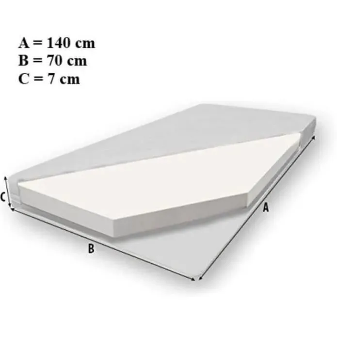 Lit enfant "fille rose", tiroir , matelas et barrière de protection , taille 140x70-0