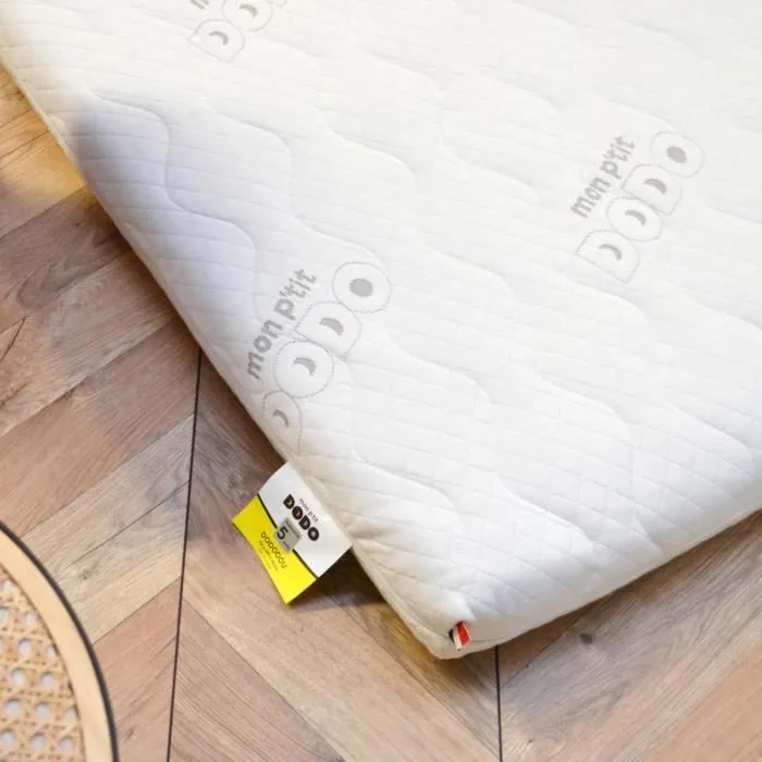 Matelas bébé anti acarien/bactérien Blanc 70x140x9 cm-1