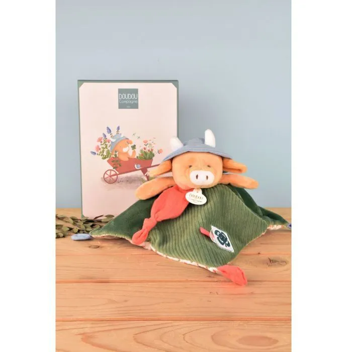 Aneth la vache - doudou plat-3