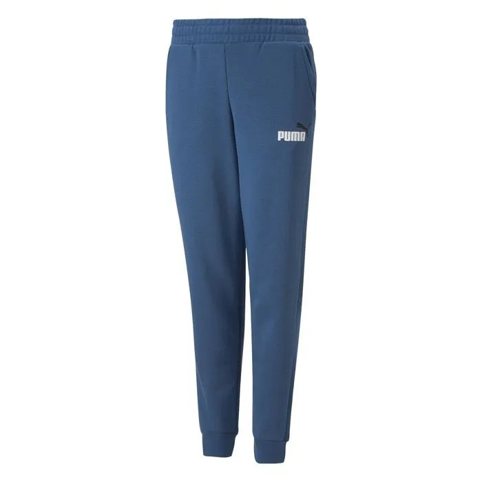 Jogging Enfant - Puma - Clo Logo - Noir - Taille élastique - Poches latérales-0