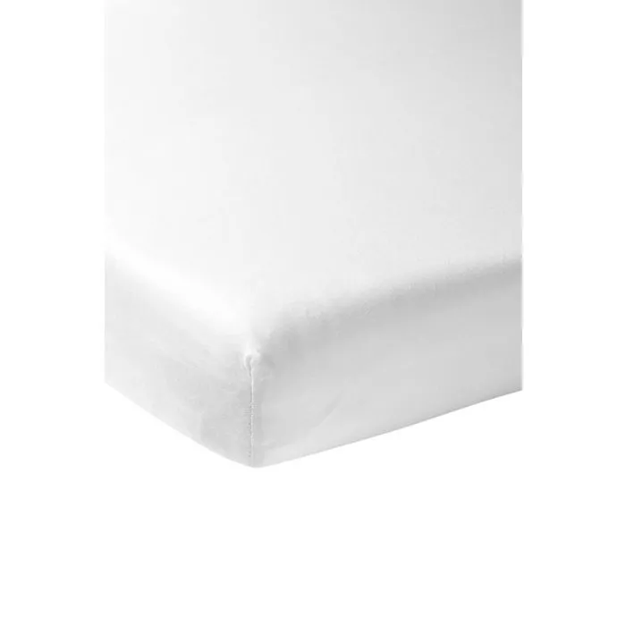 Meyco Baby Uni drap-housse co-sleeper - jersey - white - 50x90cm-0