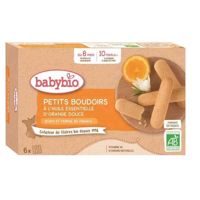Babybio - Petits Boudoirs - Bio - 120g - Dès 8 mois-0