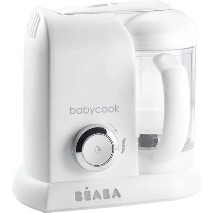 BÉABA - Babycook Solo - Robot Bébé 4 en 1 Mixeur-Cuiseur - Cuisson Vapeur - Blanc-0