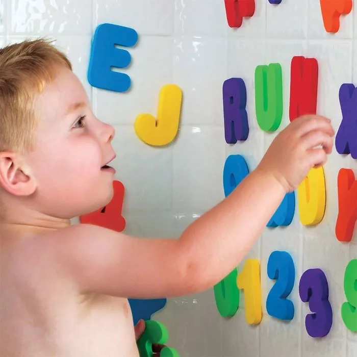 Jouet de bain lettres et chiffres MUNCHKIN - 36 pcs - Multicolore - Dès 24 mois-1