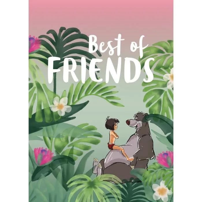Poster Disney Le livre de la Jungle - KOMAR - Rectangulaire - 70 cm x 50 cm - Décoration murale-0