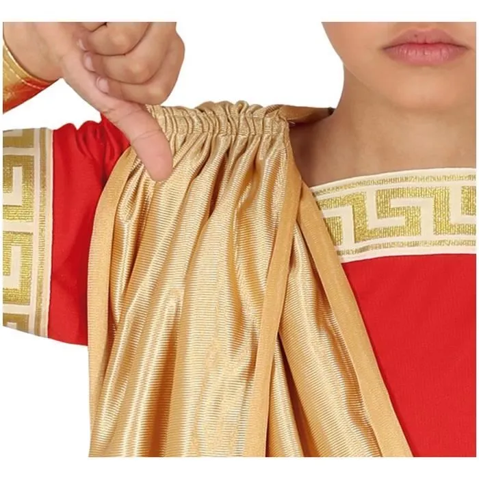 Guirca Déguisement romain rouge et or enfant (10-12 ans)-3