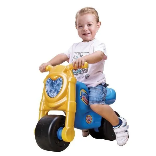 Porteur MotoFeber Jumper - Bleu et jaune - FEBER - Enfant - A partir de 18 mois-2