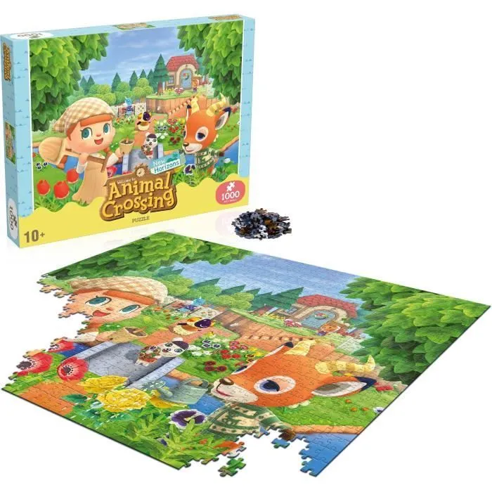 Puzzle ANIMAL CROSSING 1000 pièces - Winning Moves - Dessins animés et BD - Pour Enfant de 10 ans et plus-2