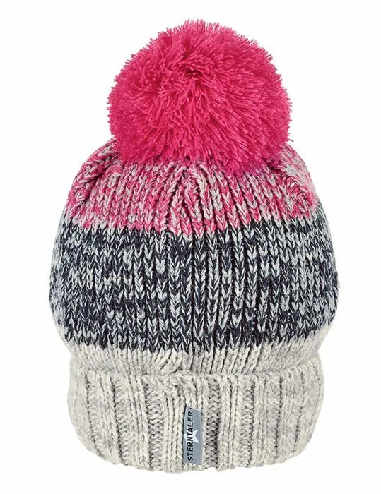 Coffret mixte - textile - repas - jouet Sterntaler - 4721916 - Strickmutze Bonnet, Rose (Magenta 745)-1