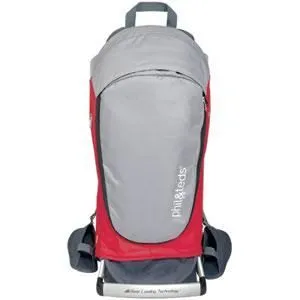 Porte bébé escape rouge-gris-1