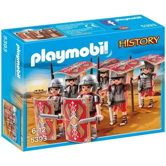 PLAYMOBIL - Bataillon Romain - HISTORY - Mixte - A partir de 4 ans-0