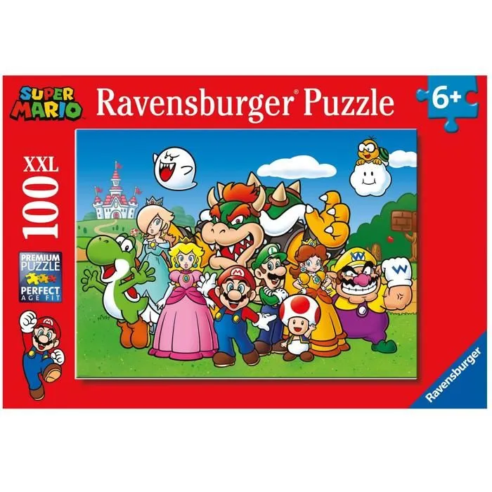 Puzzle 100 pièces XXL - Super Mario Fun-0