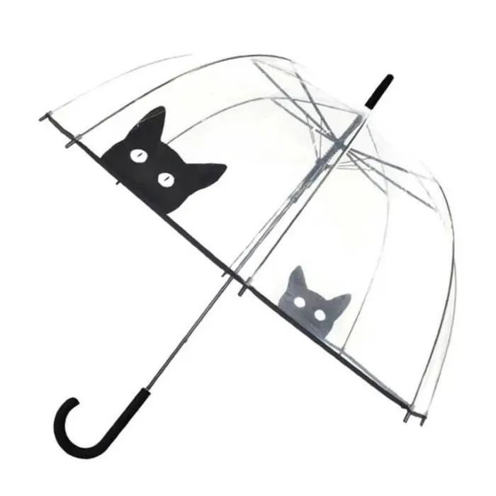 Parapluie - SMATI - Chat - Automatique - Transparent - Mixte-0