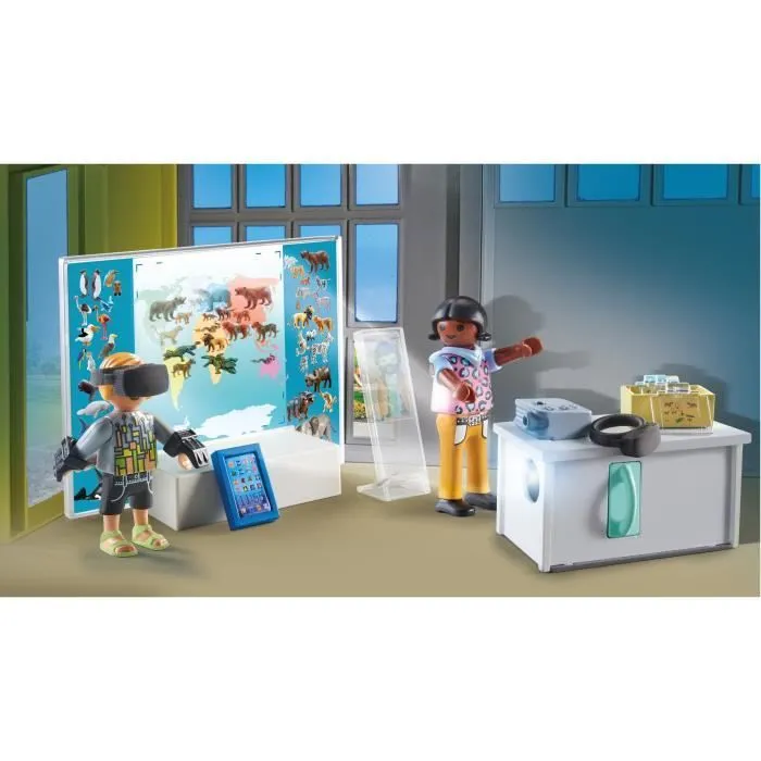 PLAYMOBIL - Classe avec réalité augmentée - City Life - L'école - 17 pièces-1