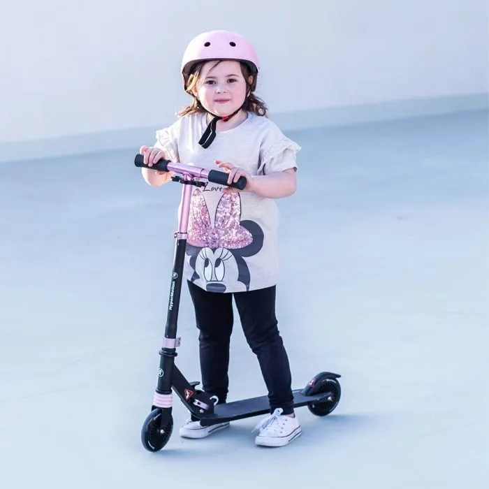 Trottinette - HyperMotion - Wally - Guidon Pliable - Amortisseur Spécial - Roues en Caoutchouc PU-1