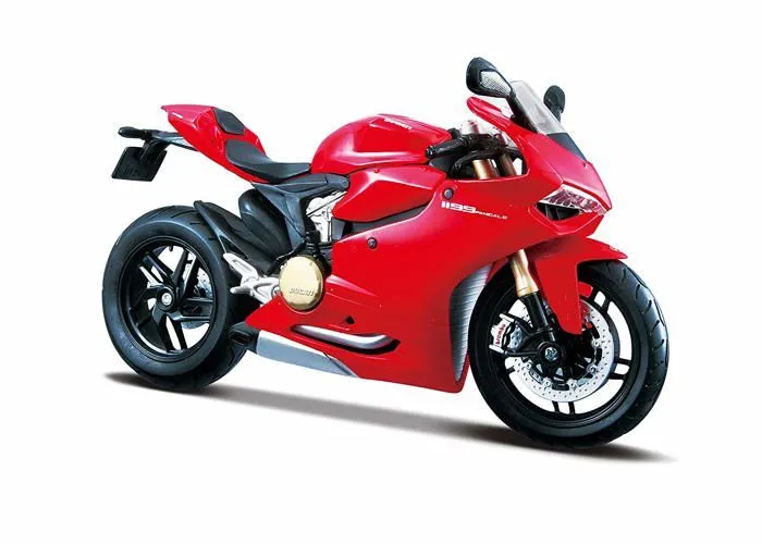 Kit modelisme a construire Maisto - 39193 - Maistro- Ducati Kit Moto 1199 Panigale 1:12, , Rouge-0