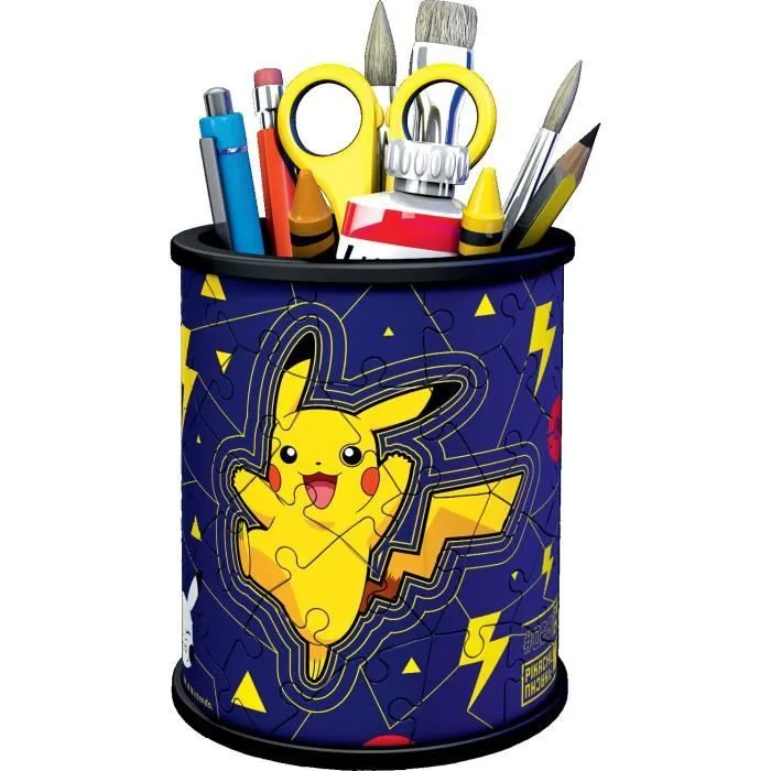Pot à crayons Pokémon Puzzle 3D Ravensburger - 54 pièces - Sans colle - Dès 6 ans-2
