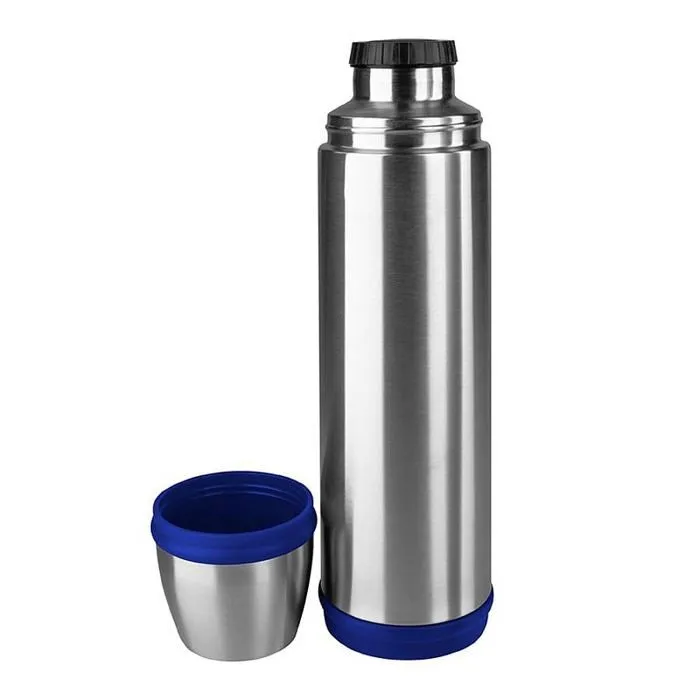 Bouteille Isotherme - Emsa - 502474 - Inox - Bleu - 1,0 L-1