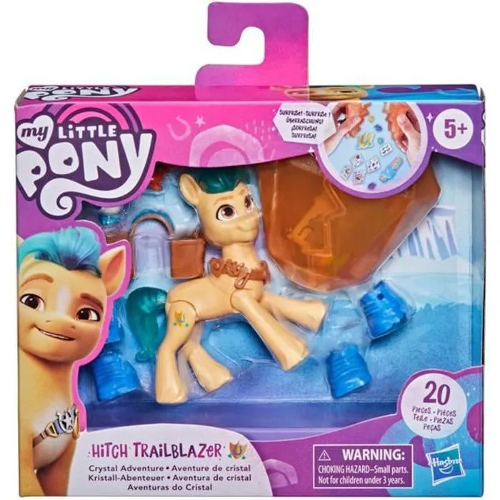 Figurine articulée My Little Pony Hitch Trailblazer de 7.5cm avec accessoires-0