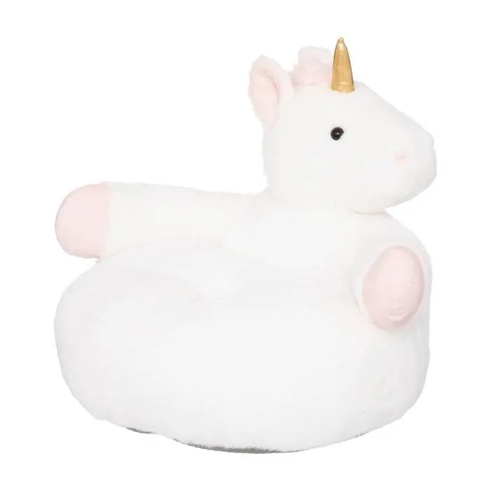 Fauteuil enfant "Licorne" - blanc - Blanc - Atmosphera createur d'interieur-0