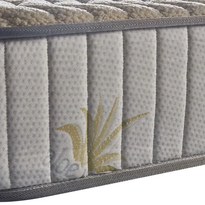 Lot de 2 Matelas Orthopédiques 80x200 x 22 cm + 2 Oreillers Mémoire - Ferme - Face Hiver Laine - Ame Poli Lattex Haute Densité --4