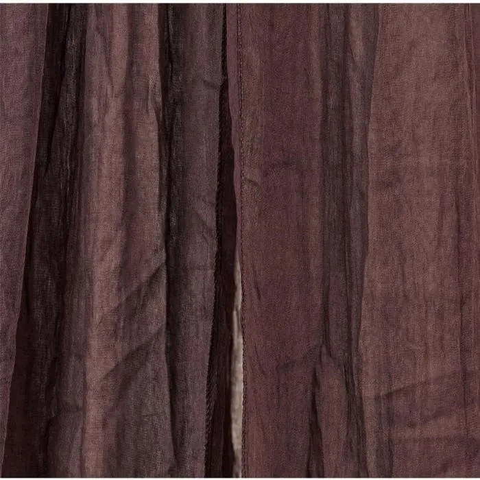 Ciel de lit Voile Moustiquaire 245cm Chestnut Marron Jollein-3