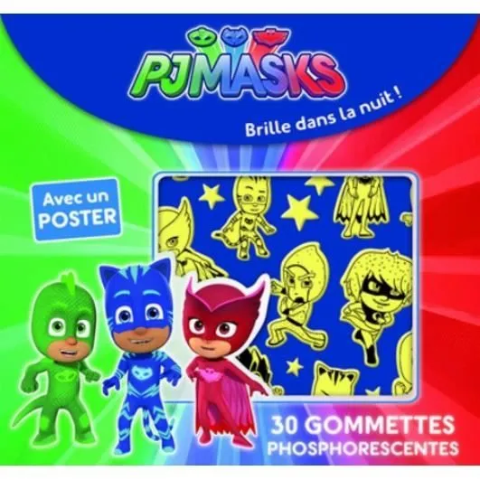 Gommettes phosphorescentes Pjmasks-0