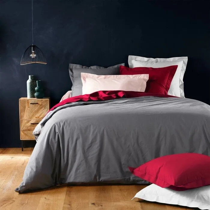 Taie de traversin - DOUCEUR D'INTERIEUR - 85x185 cm - 100% coton - Blanc - OEKO-TEX-3