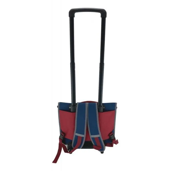Cartable scolaire avec trolley + trousse offerte "Workids"-5