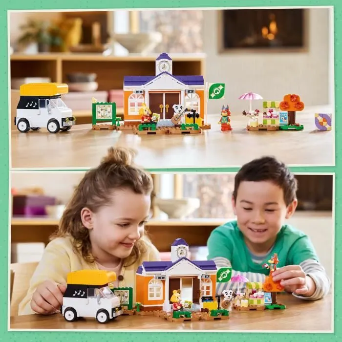 LEGO® Animal Crossing 77052 Concert de Kéké sur la Place - Jouet à Construire avec Café-4
