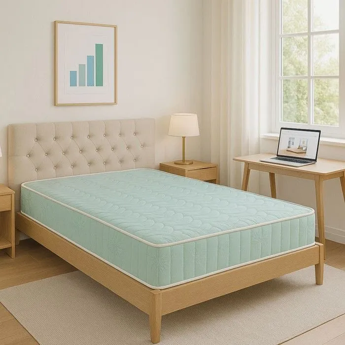 Le lot de 2 Matelas 100x200 Mousse à Mémoire de Forme - Épaisseur 21 cm - Soutien Ferme - Très Durable - MATELAS Luxe-0
