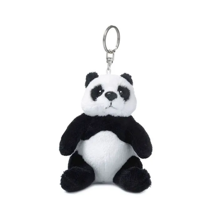 Peluche Porte-Clés Panda WWF - Hauteur 10 cm-0