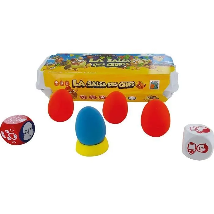 Jeu de société enfant - ASMODEE - La Salsa des œufs - Jeu d’ambiance - A partir de 7 ans-2