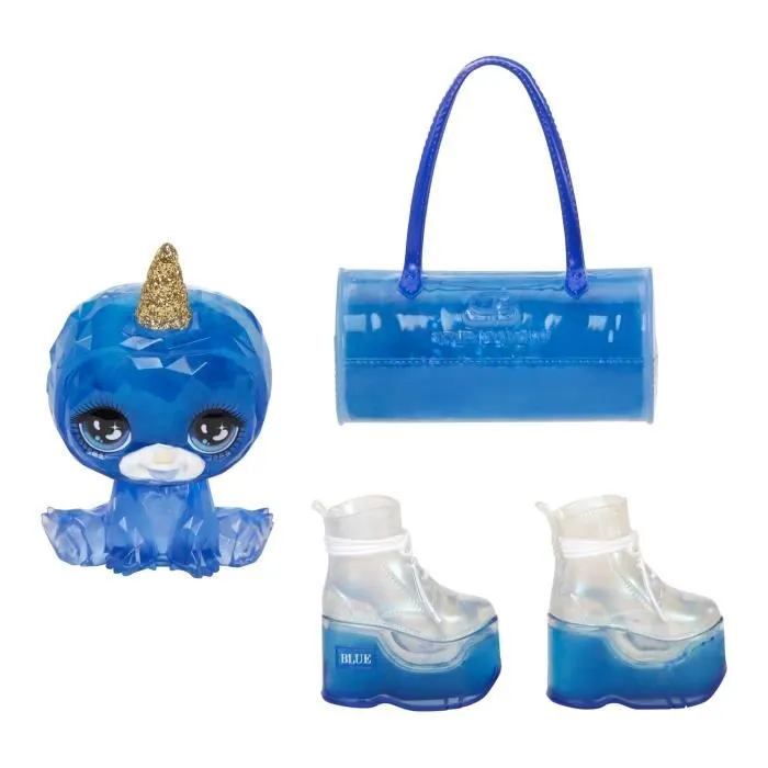 Rainbow High Poupée Mannequin avec Kit de Slime et Animal de Compagnie - Skyler (Bleu) - Poupée Pailletée 28 cm avec Kit de Slime-4