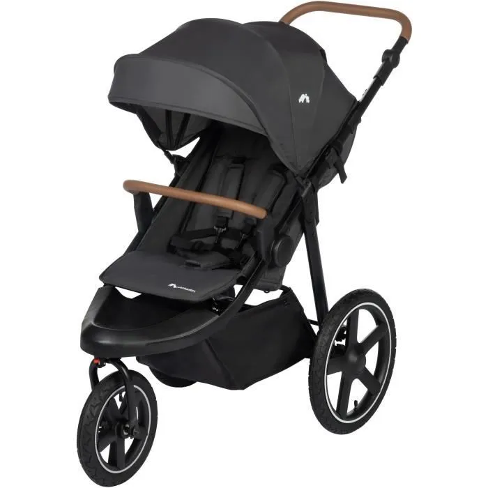 Bebeboutik Bebeconfort Cloudy Poussette 3 roues Tout Terrain 0 a 4 ans 22kg max Inclinable Pliage rapide Guidon reglable Mineral