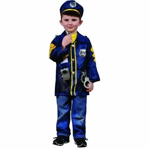 Panoplie de Policier - DRESS UP AMERICA - 701 - Veste, Casquette, Équipement - 3-7 ans - Mixte-0