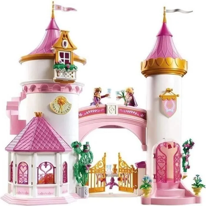 PLAYMOBIL 70448 Palais de princesse, 265 pièces, 2 personnages inclus, Dès 4 ans-1