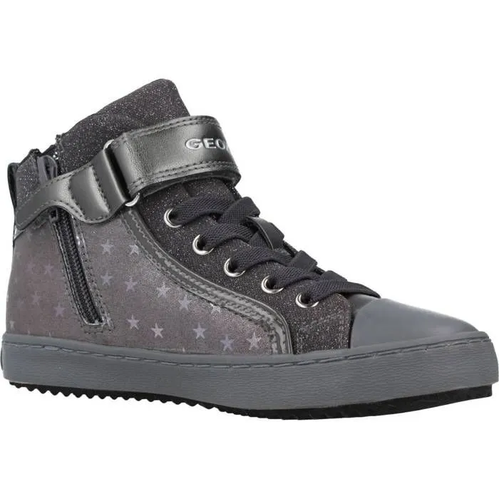 Chaussure Geox Modèle J Kalispera Girl I - Coleur Argent-4
