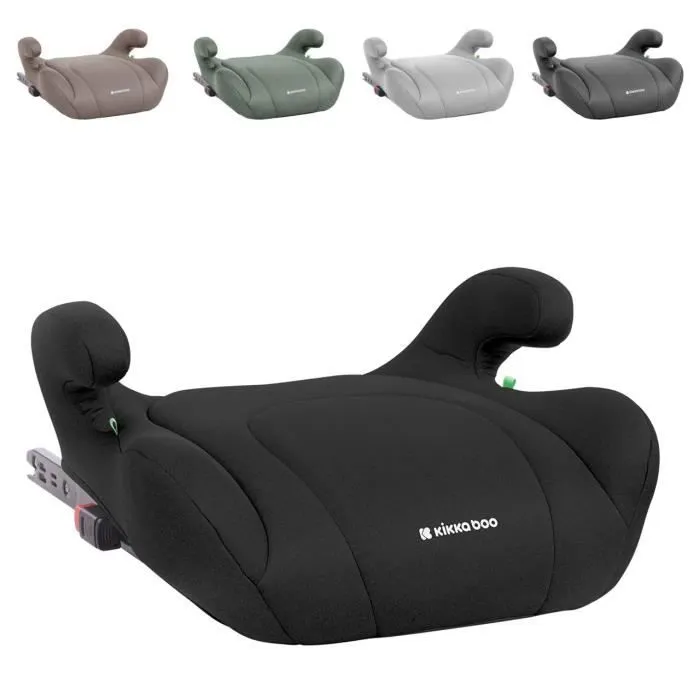 Kikkaboo siège enfant, rehausseur i-Lift groupe 3, i-Size (125-150 cm) Isofix [Noir]