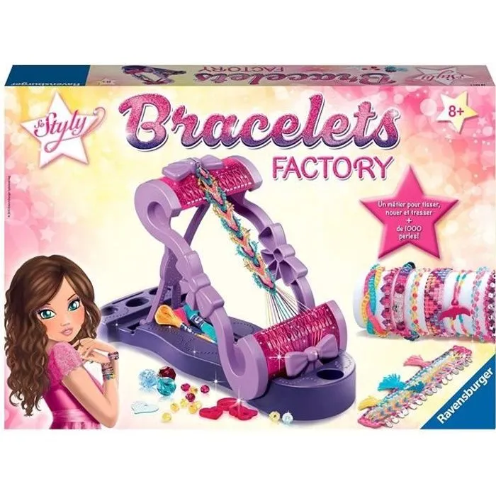 Métier à tisser bracelets - Ravensburger - Loisir créatif enfant - Coffret Complet DIY - Dès 8 ans-0