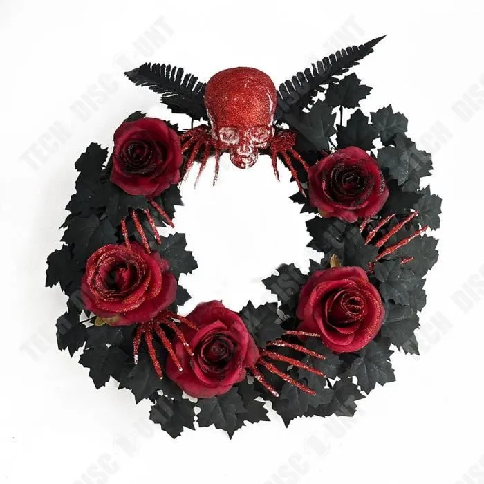 Guirlande de crâne d'Halloween - TD® - 45*45CM - Plastique - Décoration de fête - Mixte-0