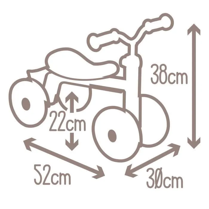 Porteur Rookie Rose en métal pour enfant dès 12 mois - Smoby-4