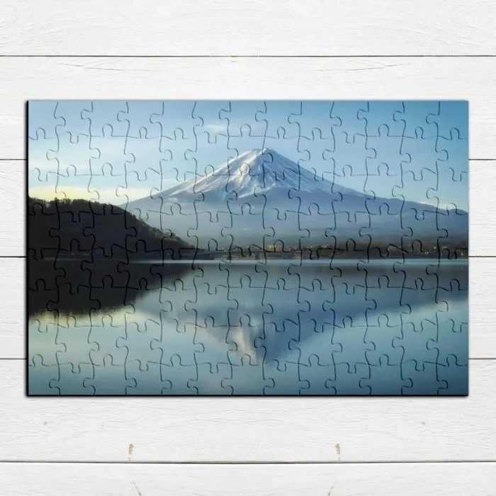 Puzzle Classique 100 pièces - FABULOUS - Vue Du Mont Fuji Reflet dans le Lac Japon - Adulte - Intérieur-3
