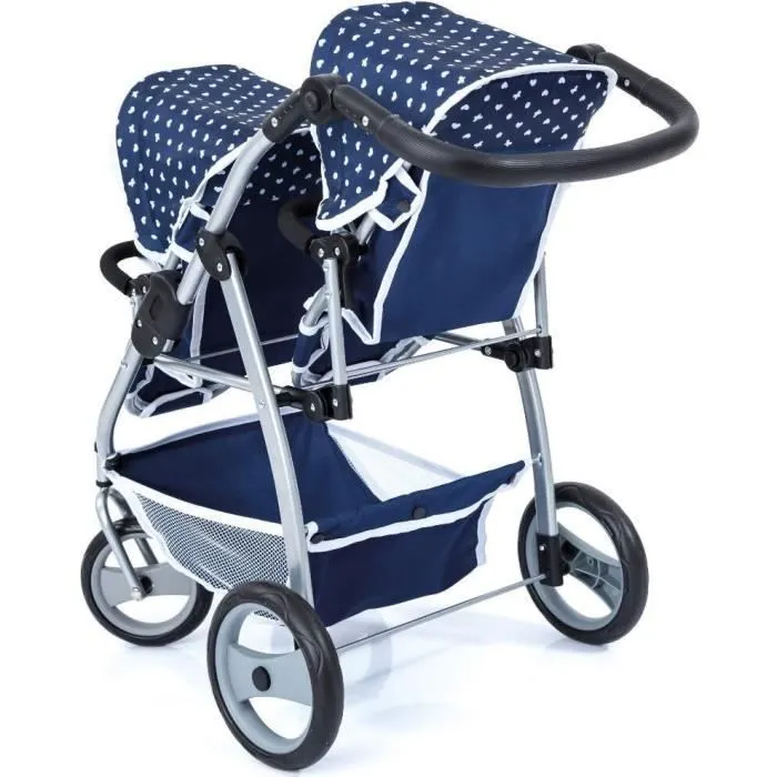 Voiture de poupée Twin bleu 60 cm - BAYER - Pour fille - Jouet en plastique pour enfant de 2 à 10 ans-2