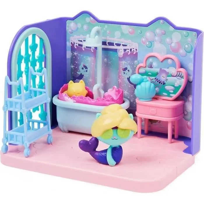 Gabby et la Maison Magique - Playset Deluxe La Salle de Bain de Marine - 1 figurine + accessoires-2