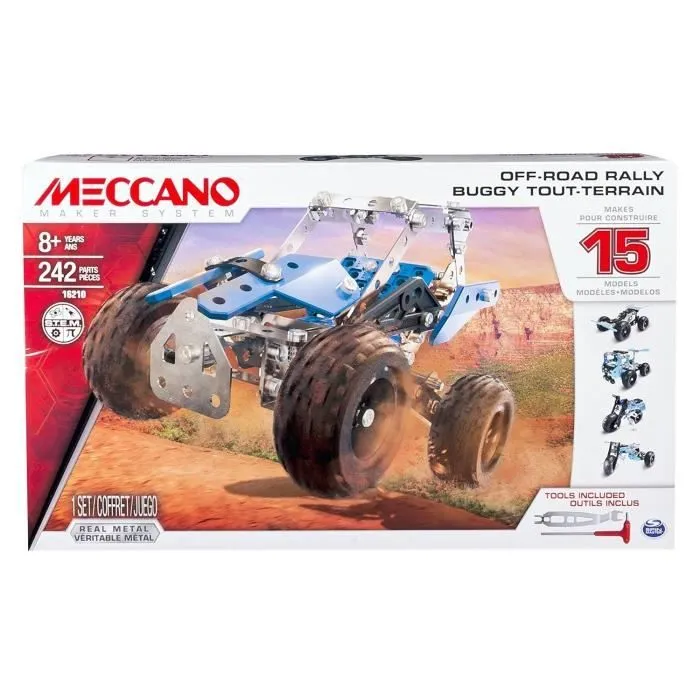 MECCANO Buggy - 15 Modèles - Jeu de construction-0
