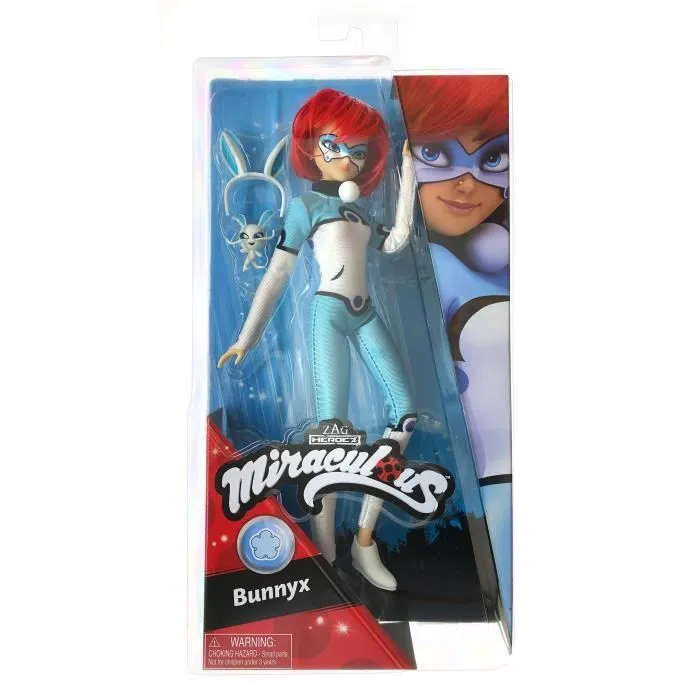 Poupée articulée Bunnyx de Miraculous - BANDAI - 26 cm - Pour enfants de 2 ans et plus-1