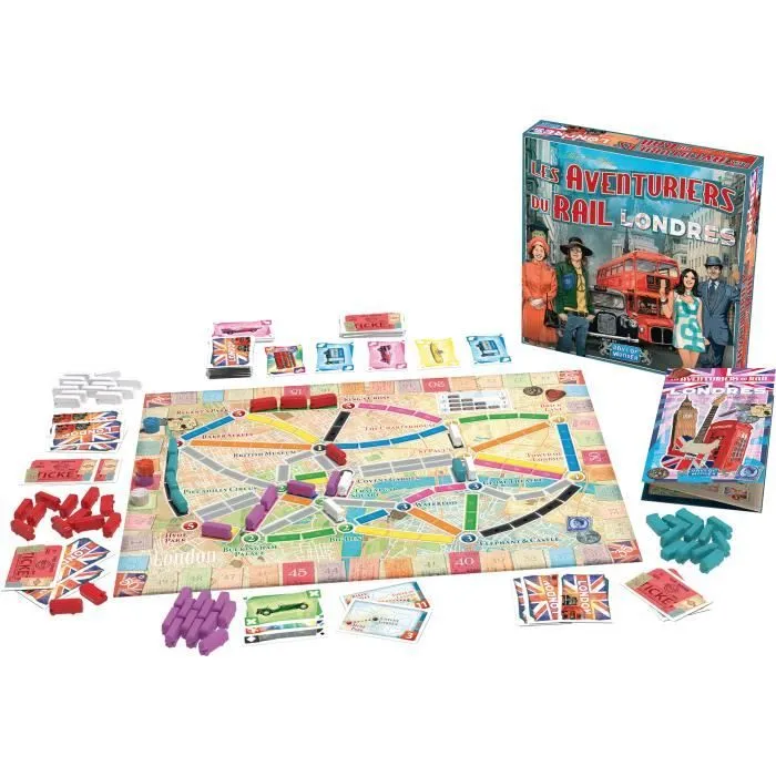 Days of Wonder | Les Aventuriers du Rail : Londres | Jeu de société | À partir de 8 ans | 2 à 4 joueurs | 10 à 15 minutes-2