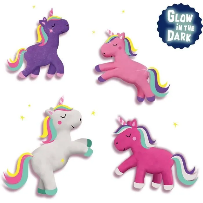 Pâte à modeler licorne 4x90 g - SES CREATIVE - Spécialement conçue pour créer de magnifiques licornes.-5