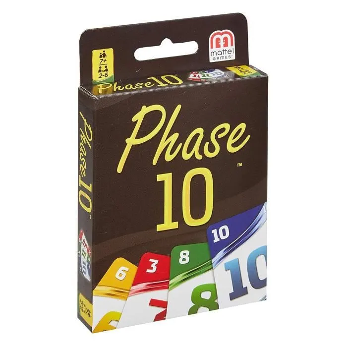 Jeu de cartes PHASE 10 - MATTEL GAMES - 2 à 6 joueurs - 7 ans et +-4